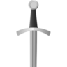 The Weapon logo - downward pointing sword